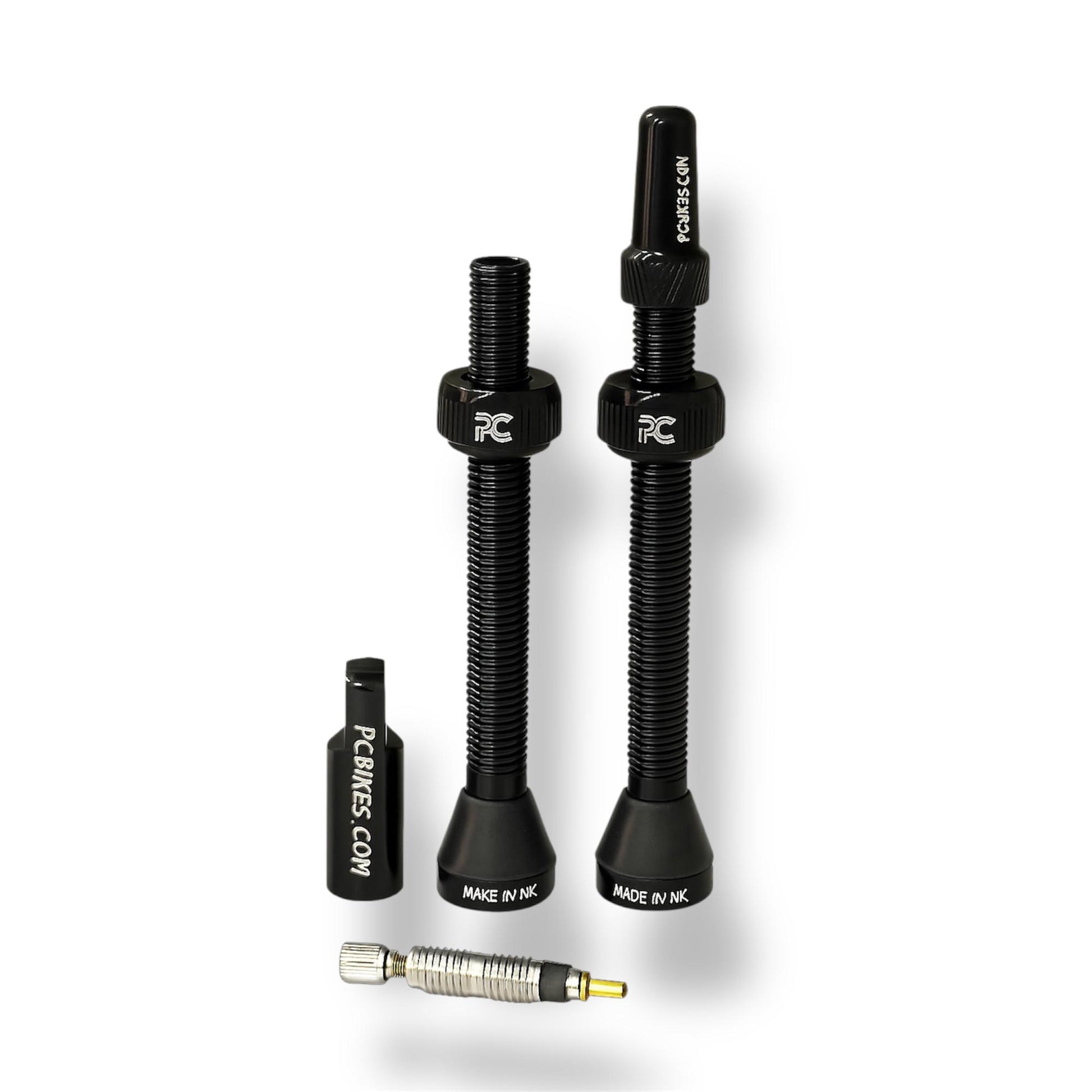 PC Alum Tubeless Valves 60 mm / Válvulas Francesa de Aluminio para Tubeless 60 mm