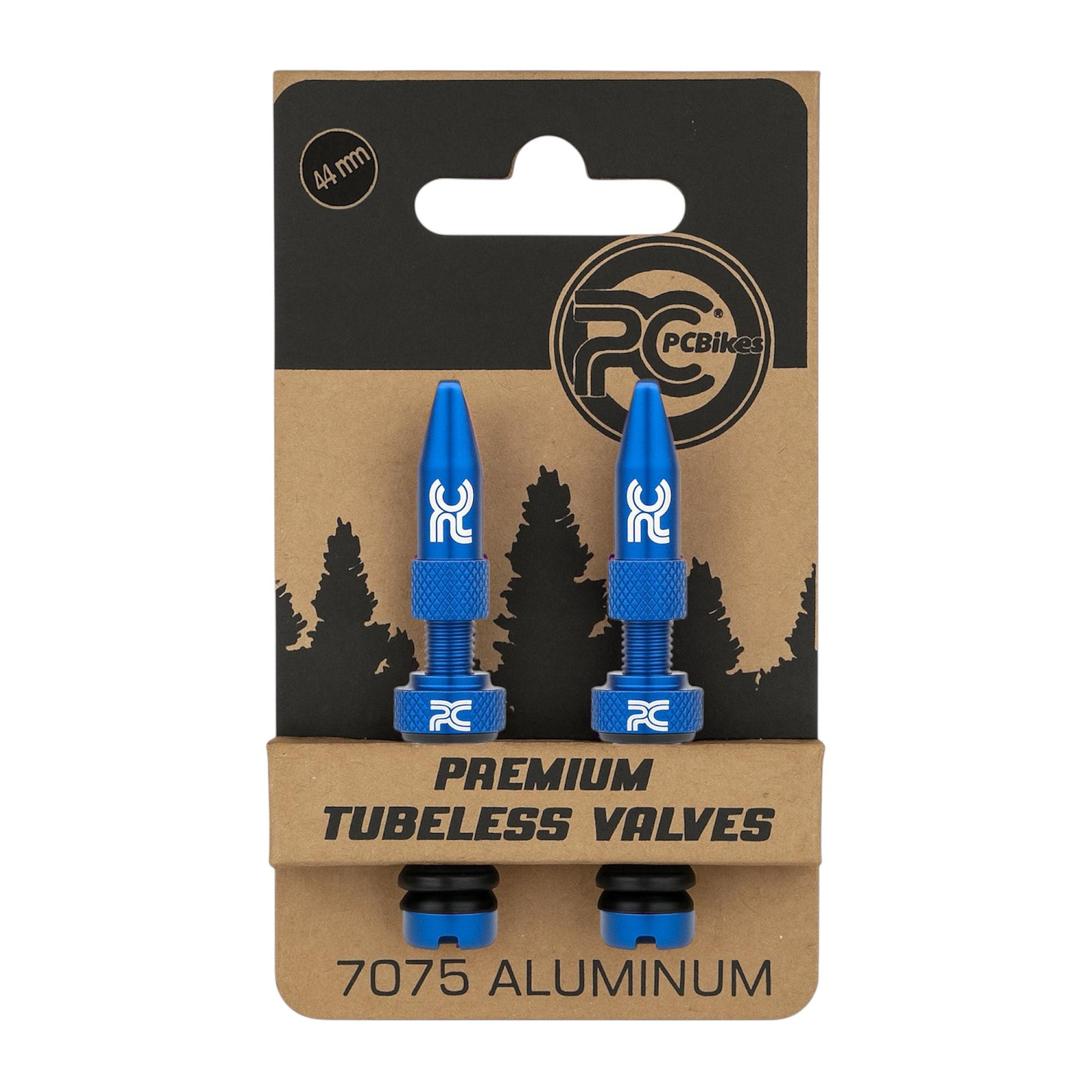 PC Alum Tubeless Valves 44 mm / Válvulas Francesa de Aluminio para Tubeless 44 mm
