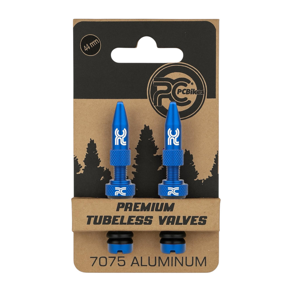 PC Alum Tubeless Valves 44 mm / Válvulas Francesa de Aluminio para Tubeless 44 mm