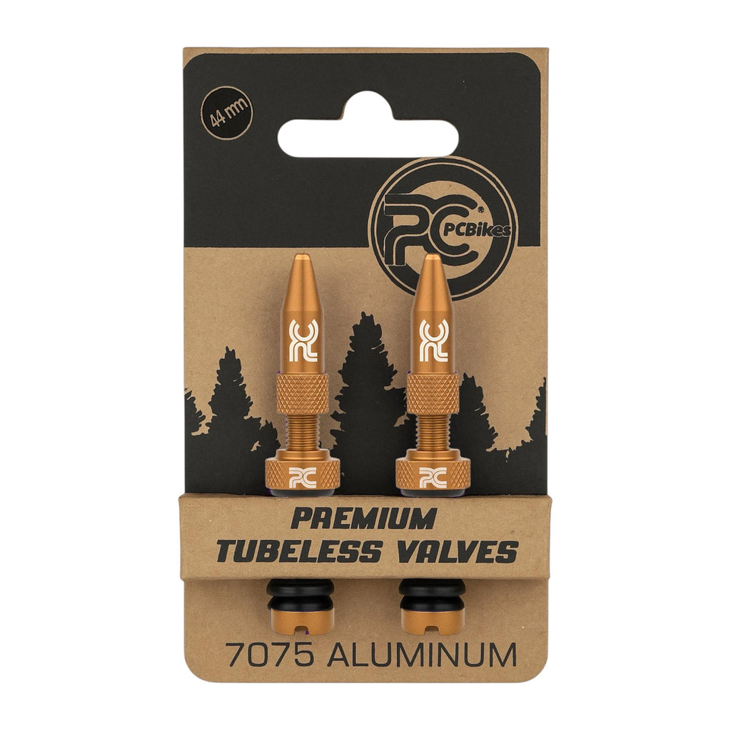 PC Alum Tubeless Valves 44 mm / Válvulas Francesa de Aluminio para Tubeless 44 mm