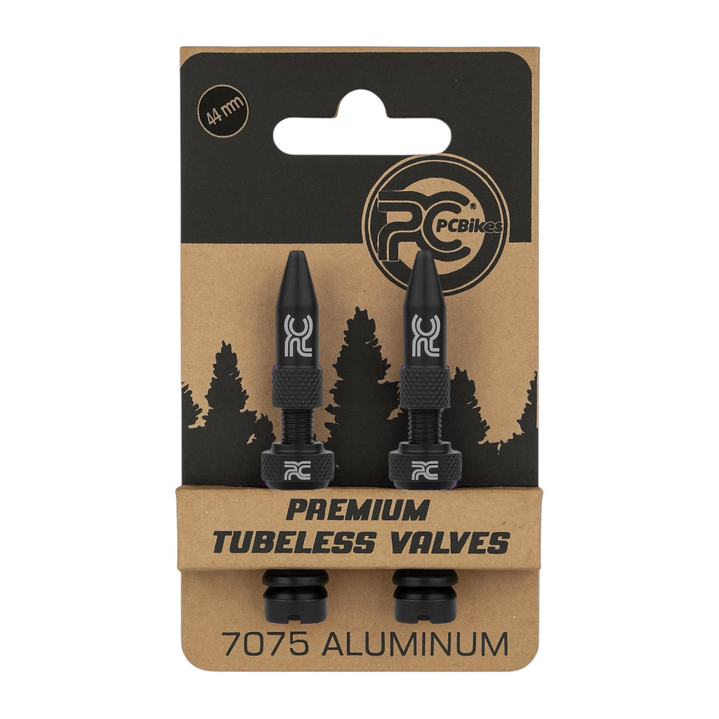 PC Alum Tubeless Valves 44 mm / Válvulas Francesa de Aluminio para Tubeless 44 mm