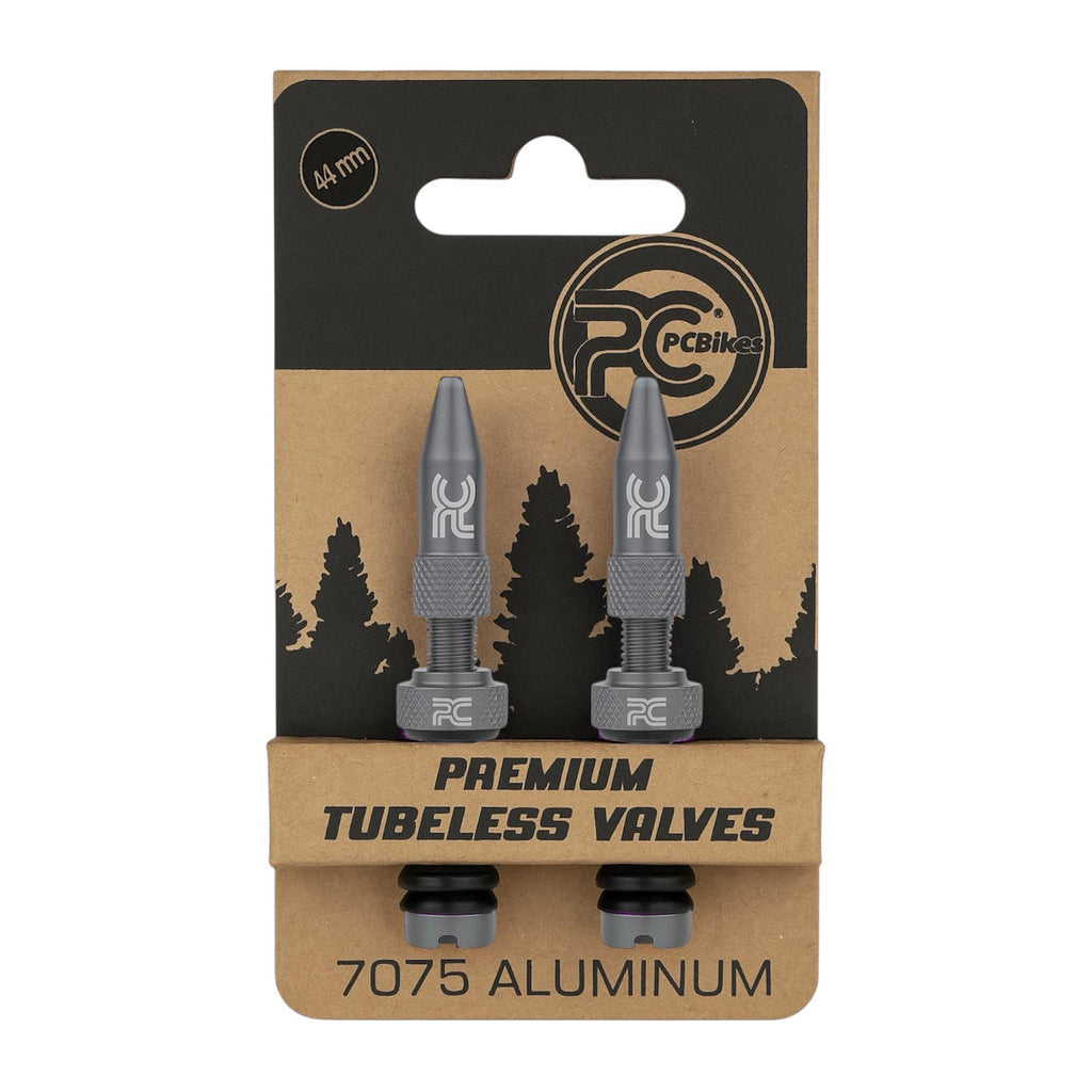 PC Alum Tubeless Valves 44 mm / Válvulas Francesa de Aluminio para Tubeless 44 mm