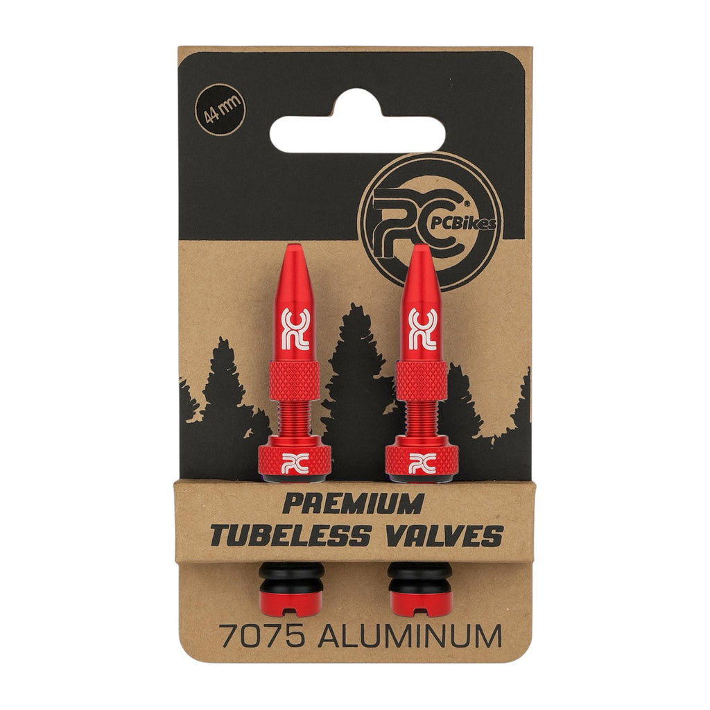 PC Alum Tubeless Valves 44 mm / Válvulas Francesa de Aluminio para Tubeless 44 mm