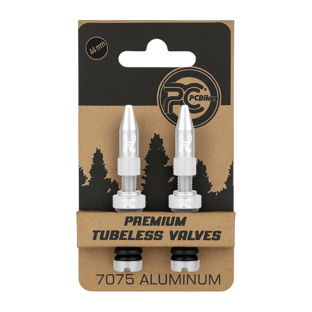 PC Alum Tubeless Valves 44 mm / Válvulas Francesa de Aluminio para Tubeless 44 mm