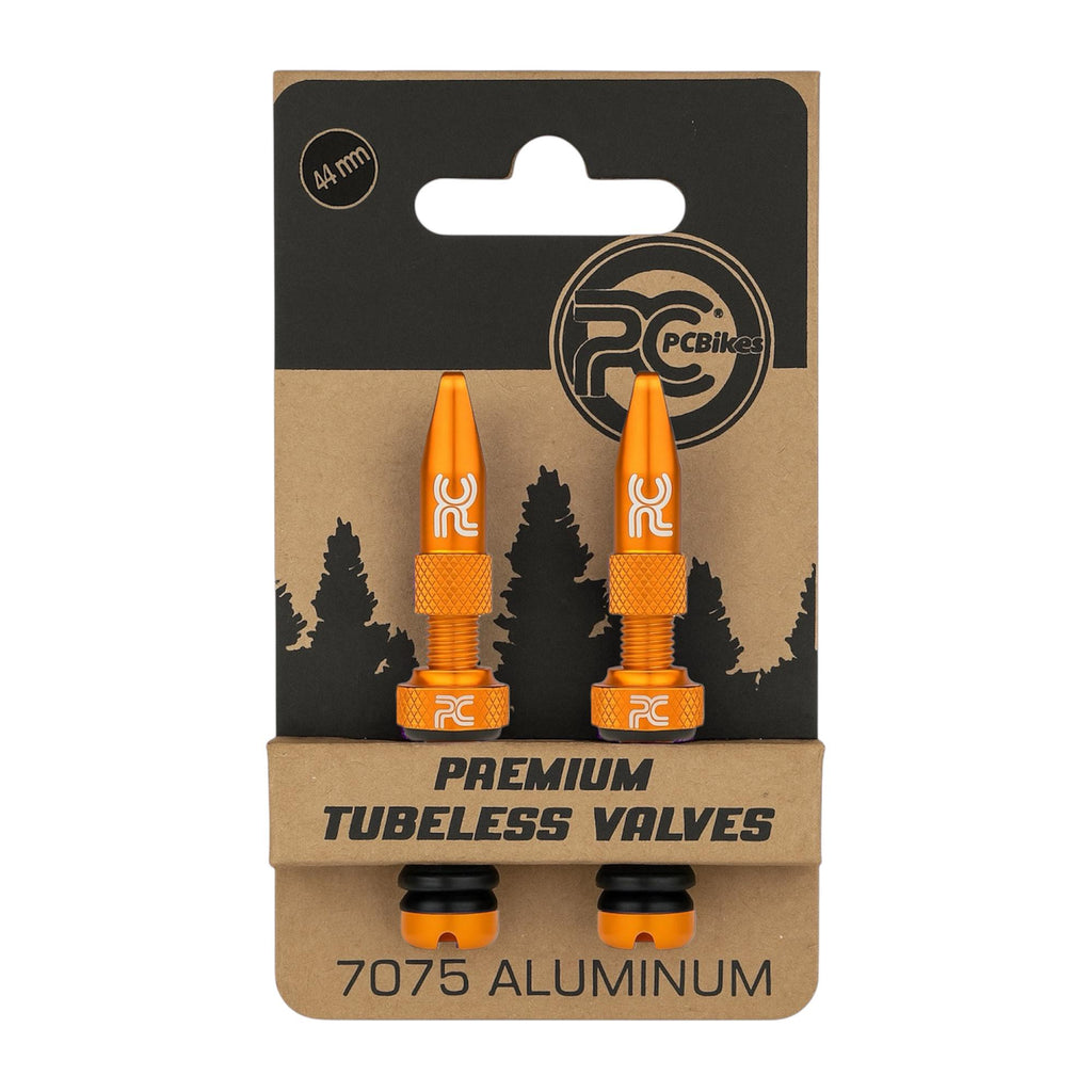 PC Alum Tubeless Valves 44 mm / Válvulas Francesa de Aluminio para Tubeless 44 mm