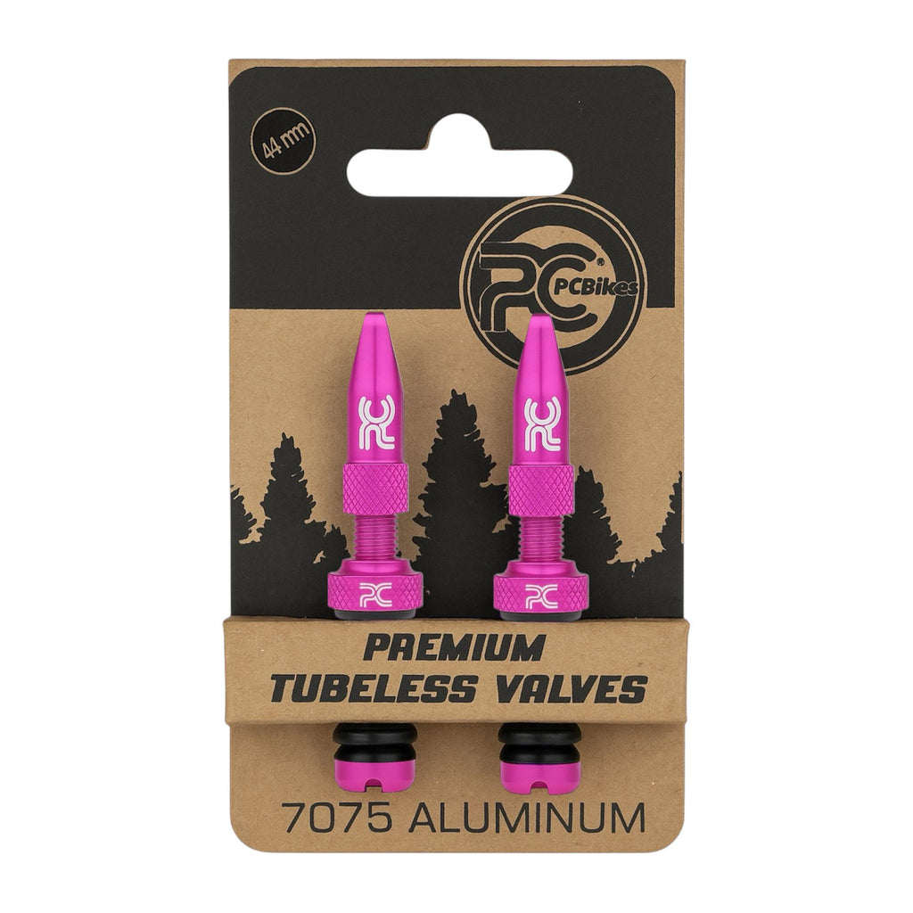 PC Alum Tubeless Valves 44 mm / Válvulas Francesa de Aluminio para Tubeless 44 mm