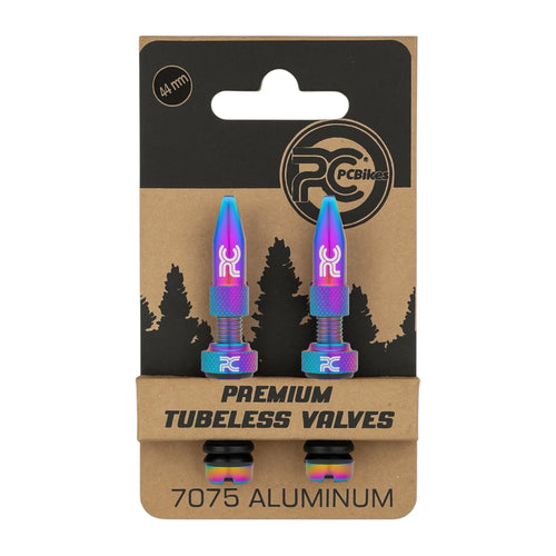 PC Alum Tubeless Valves 44 mm / Válvulas Francesa de Aluminio para Tubeless 44 mm