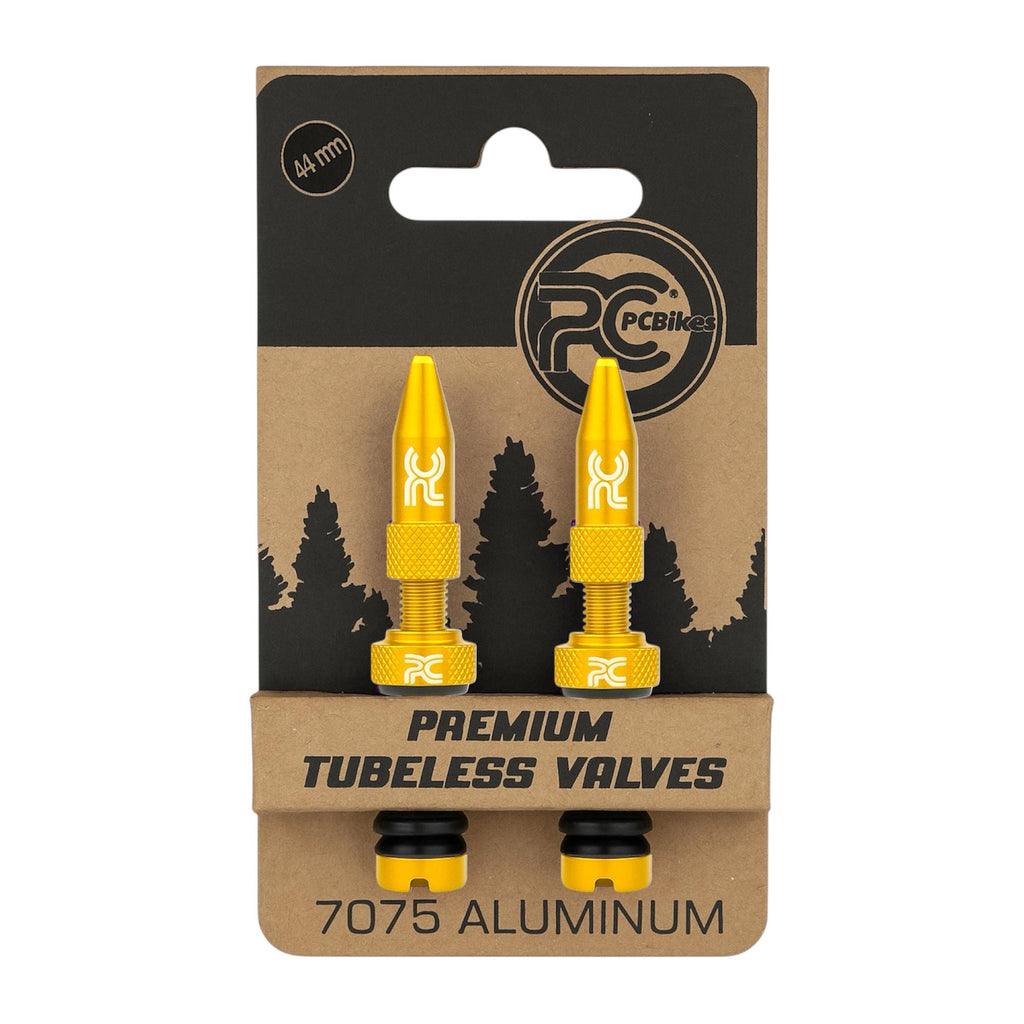 PC Alum Tubeless Valves 44 mm / Válvulas Francesa de Aluminio para Tubeless 44 mm